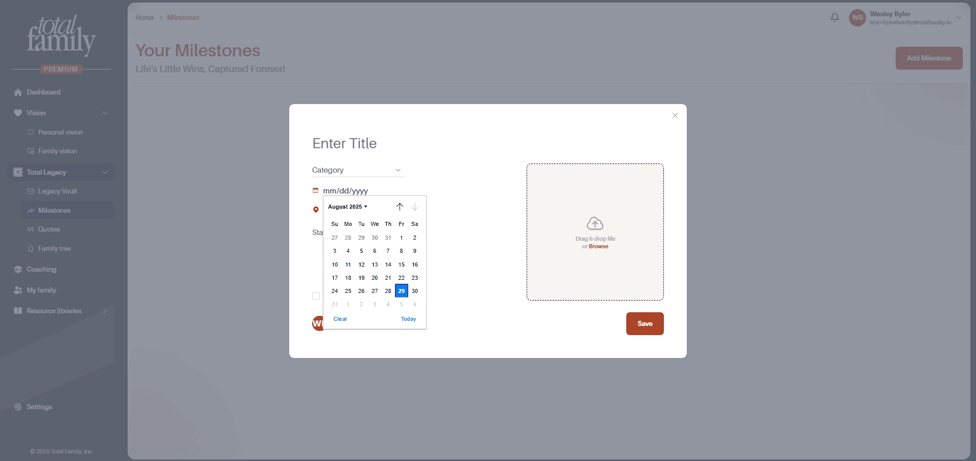 Date picker
