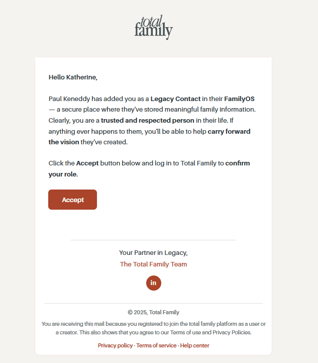 Email Invitation