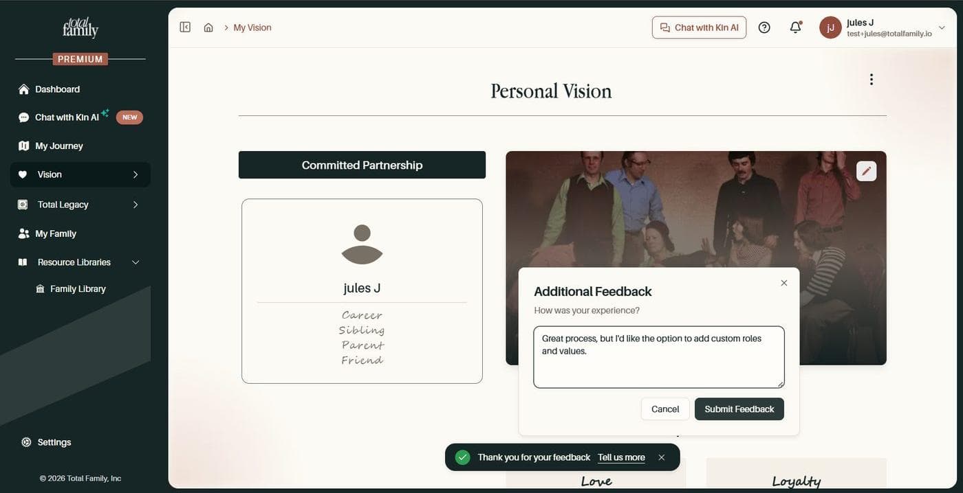 Adding detail to task feedback