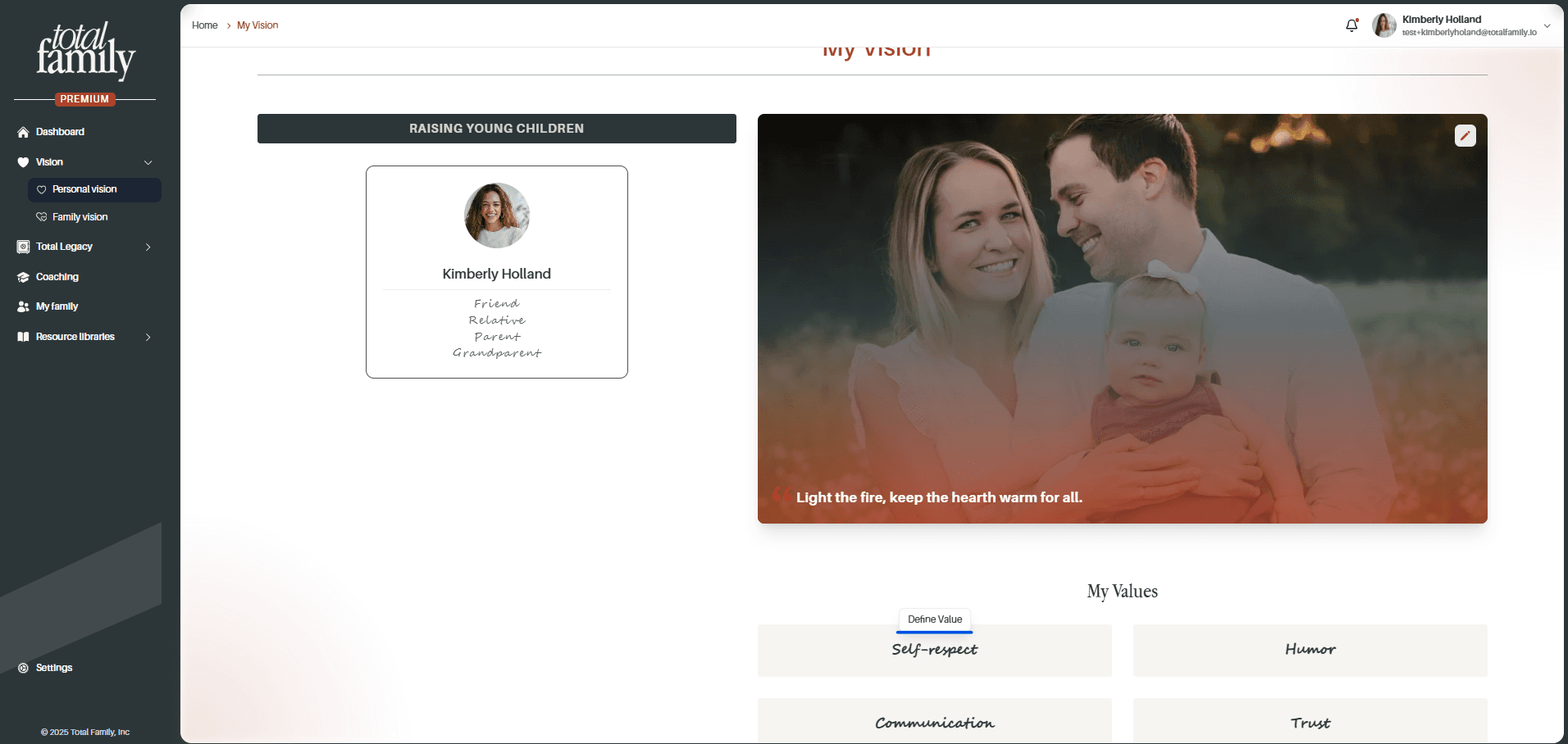 Hover on Values