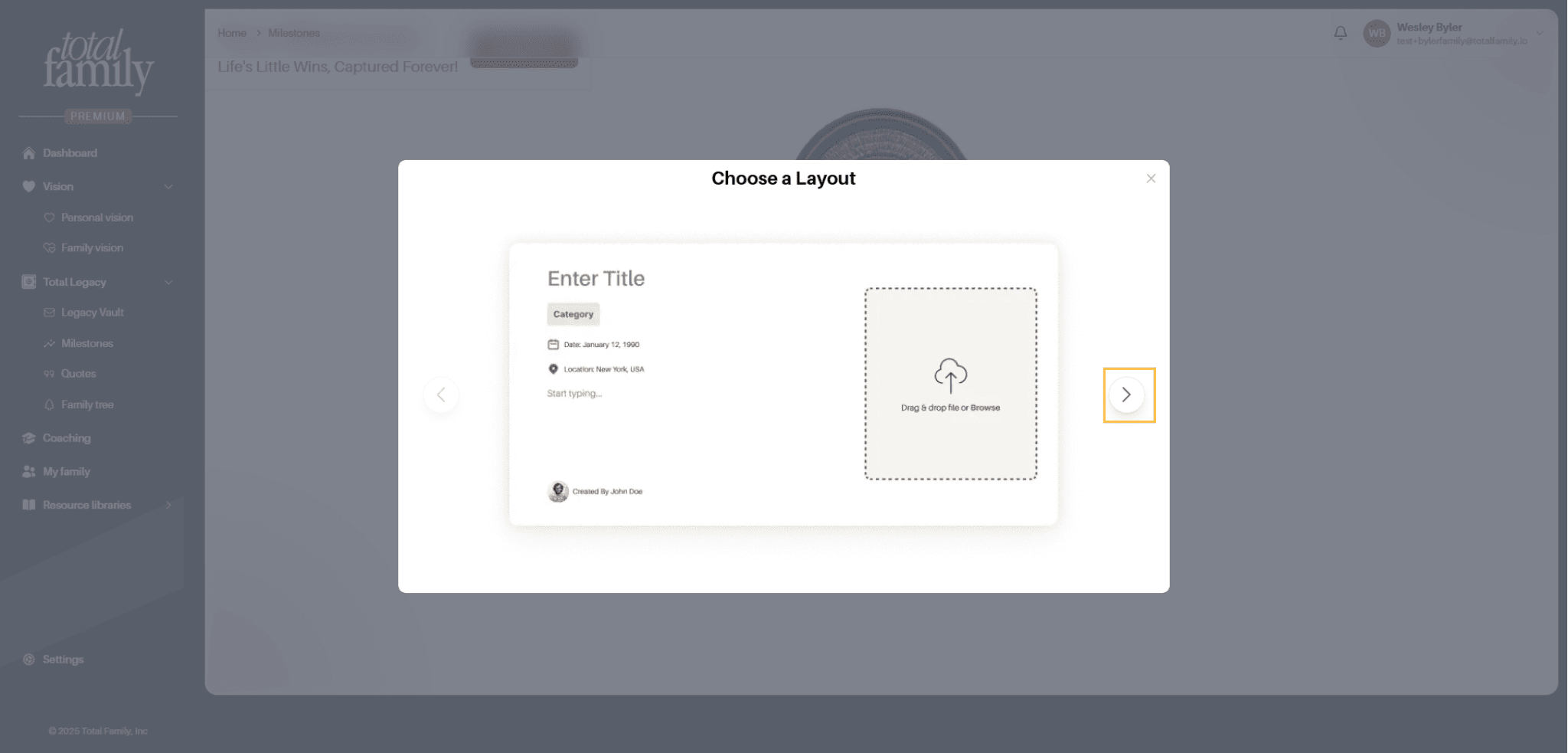 Layout option 1