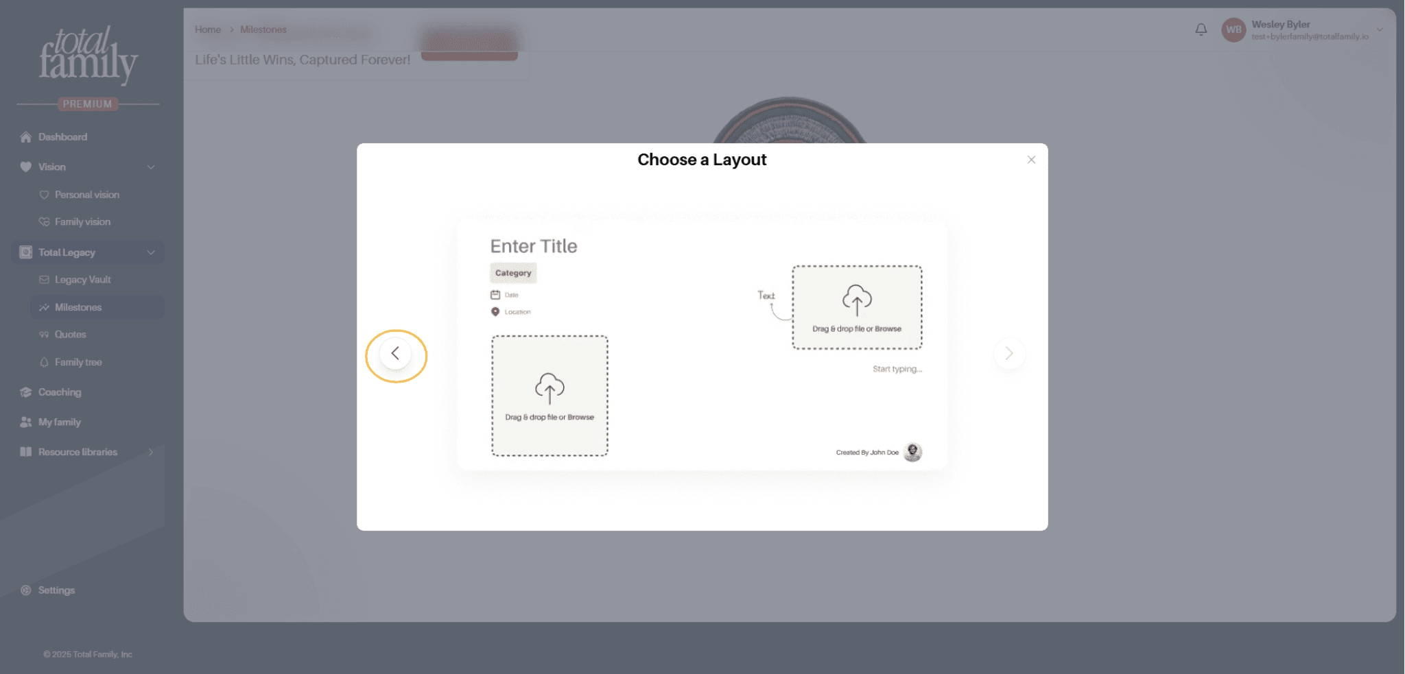 Layout option 2