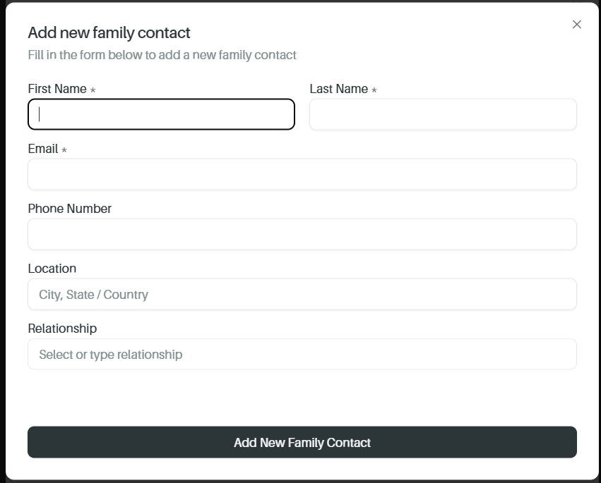 Guest Details Form