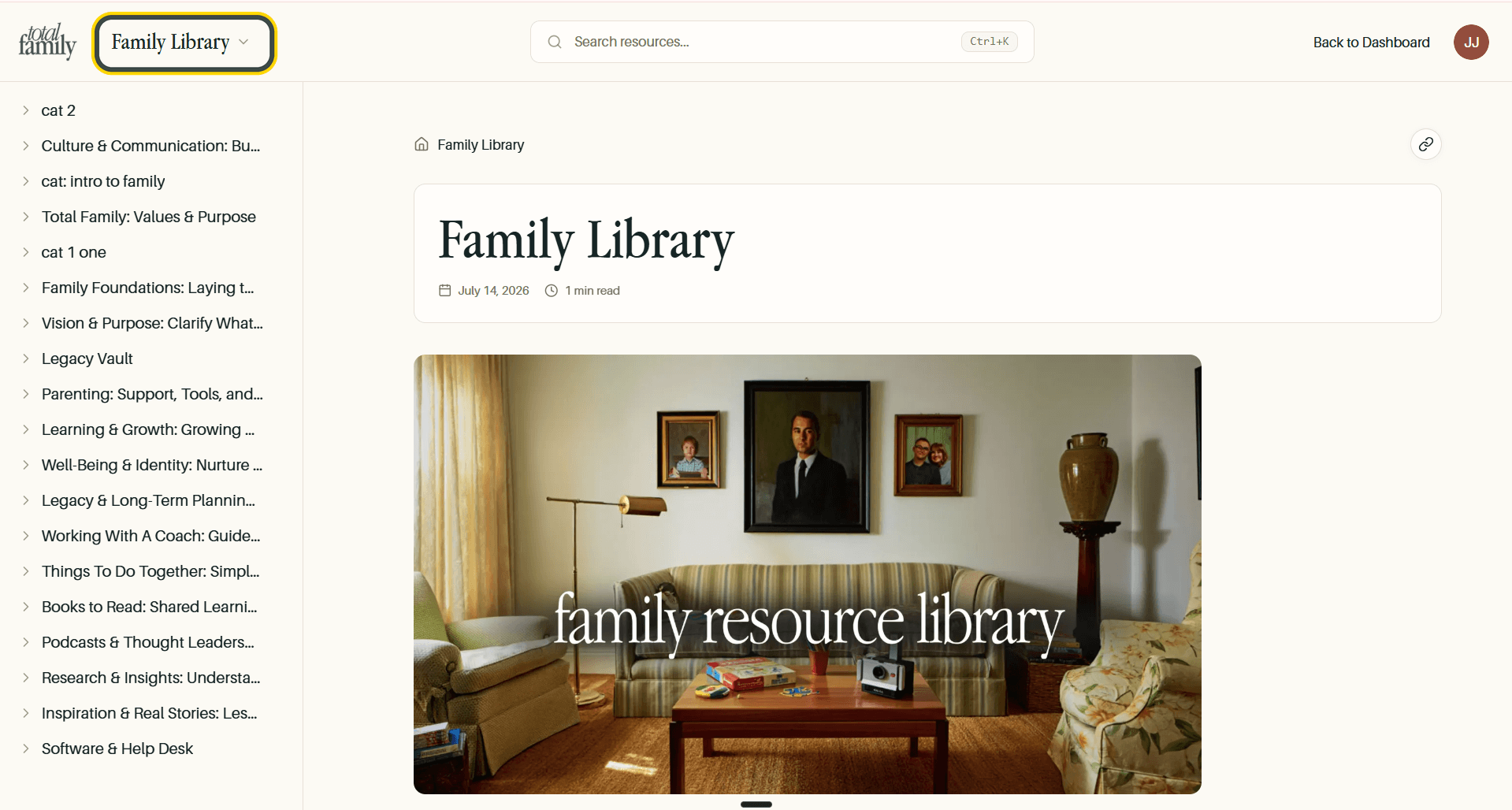 The Family Library