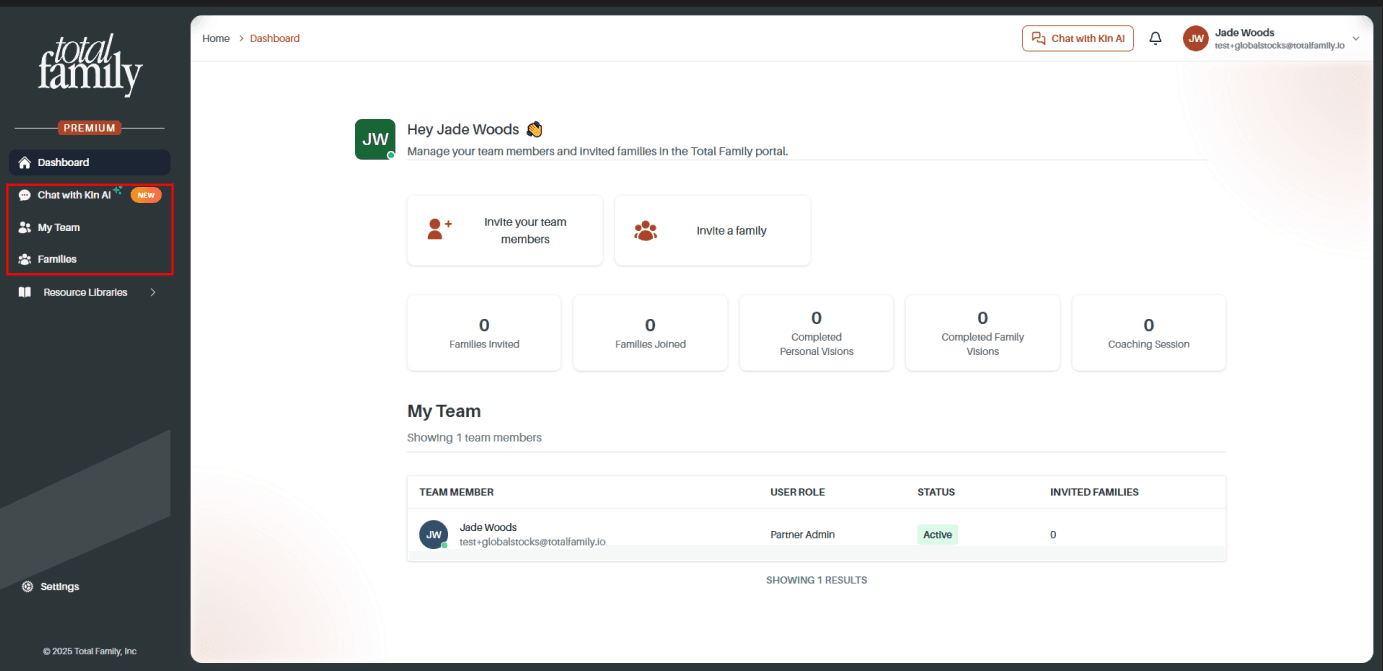 Premium Dashboard